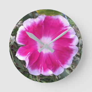Morning Glory Round Clock