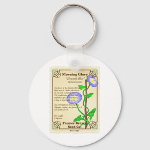 Morning Glory Seed Packet Keychain