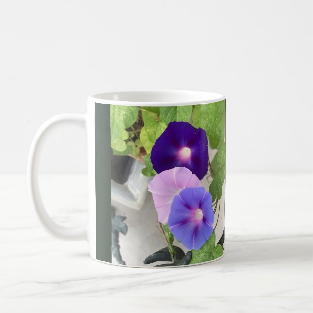 Morning Glory Trio Coffee Mug (Left)