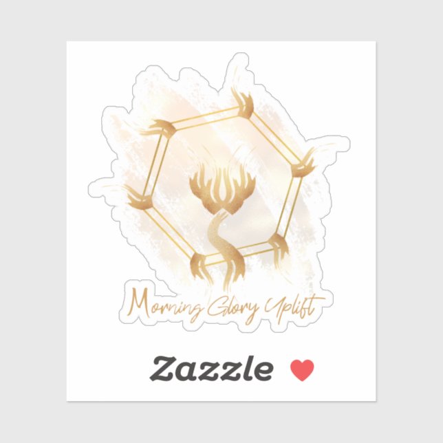 Morning Glory Uplift Logo Vinyl Sticker (Sheet)