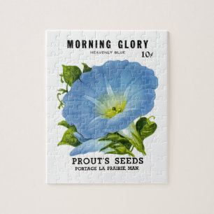 Morning Glory Vintage Seed Packet Jigsaw Puzzle