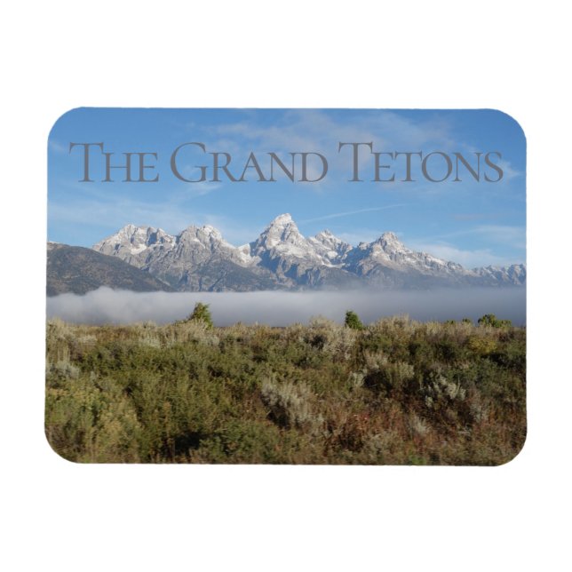 Morning Grand Teton National Park Wyoming Magnet (Horizontal)