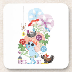 MORNING GREY ALIEN COASTER