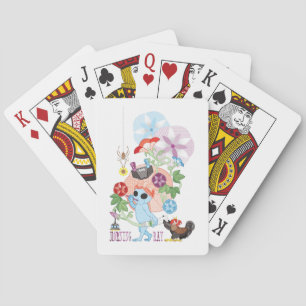 MORNING GREY ALIEN PLAYING CARDS