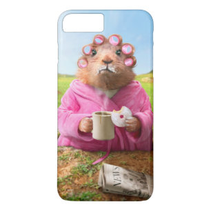 Morning Groundhog with Breakfast Doughnut and Case-Mate iPhone Case
