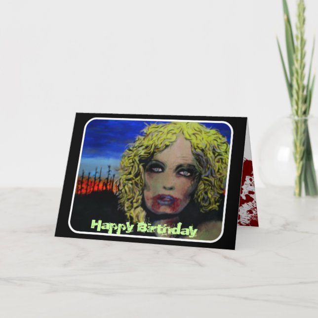 'Morning has Broken' Birthday Card (Front)