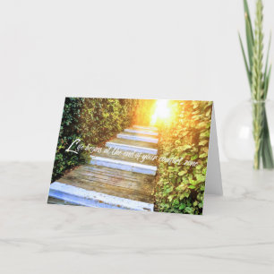 MORNING HAS BROKEN Greeting Card