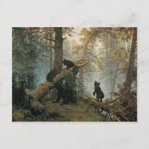 Morning In a Pine Forest Postcard