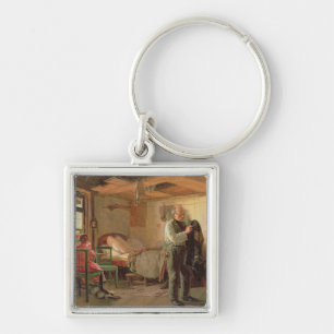 Morning in a Porter's Lodge, 1874 Keychain