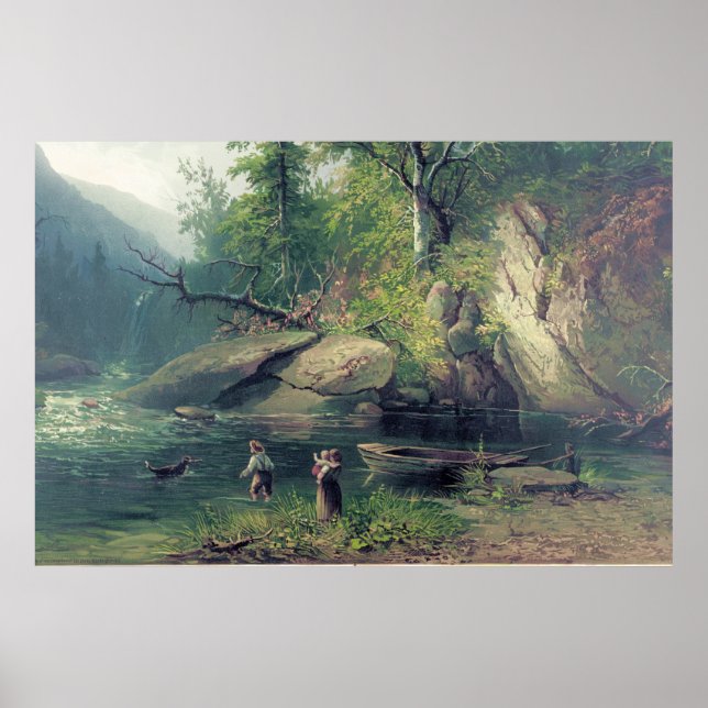 Morning in the Adirondacks Poster (Front)