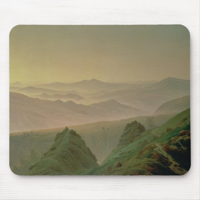 Morning in the Mountains Mouse Pad (Front)