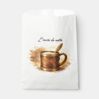 Morning Ink Cup Favour Bag