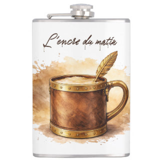 Morning Ink Cup Hip Flask