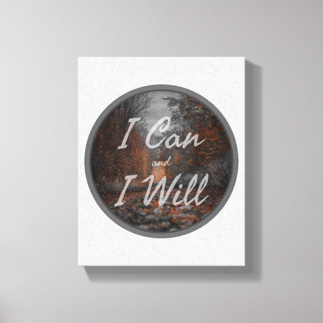 morning inspirational quotes for self love canvas print (Front)