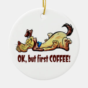 Morning Joe Ceramic Ornament