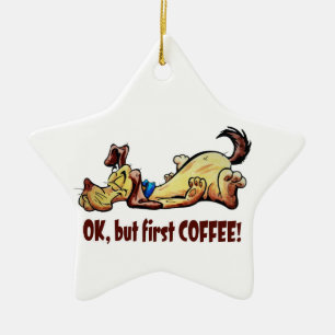Morning Joe Ceramic Ornament