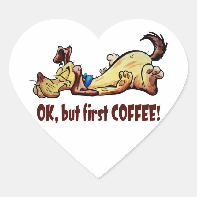 Morning Joe Heart Sticker (Front)