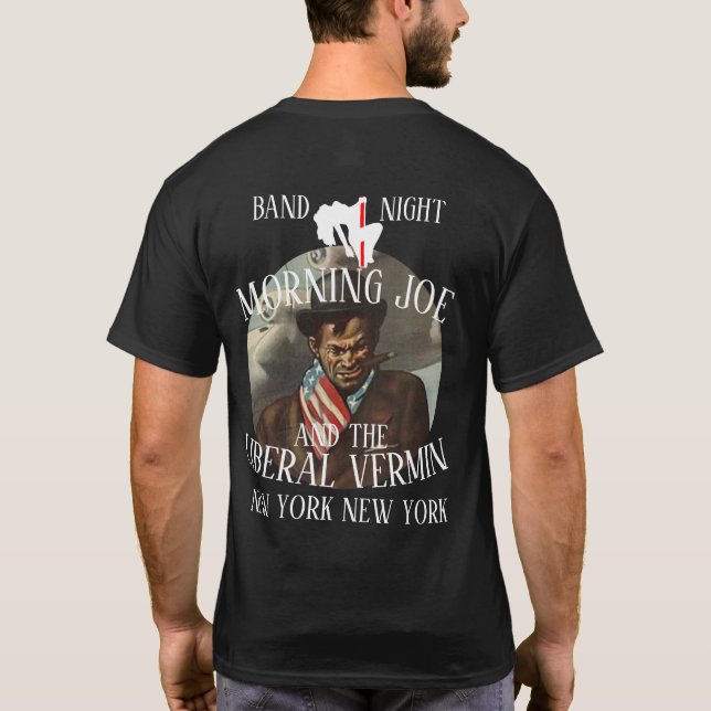 MORNING JOE & THE SQUIRMIN VERMIN NEW YORK CITY T-Shirt (Back)