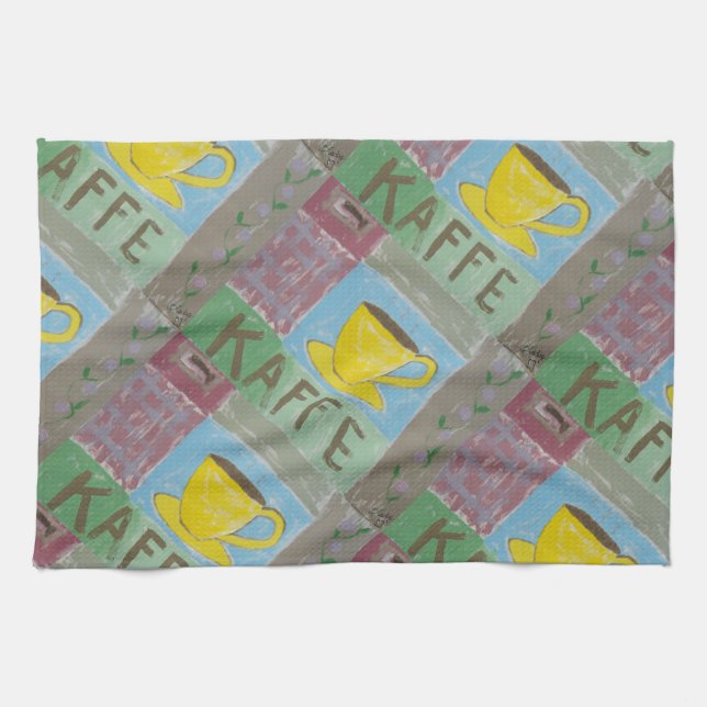 Morning Kaffe Kitchen Towel (Horizontal)