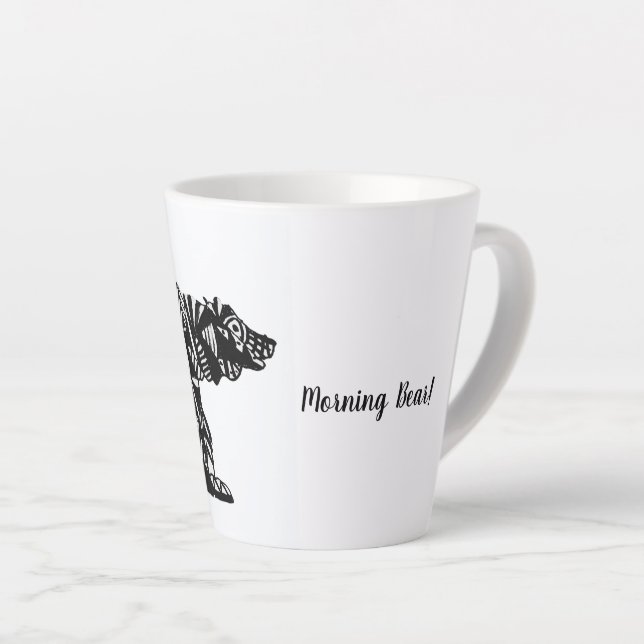 Morning! Latte Mug (Right Angle)