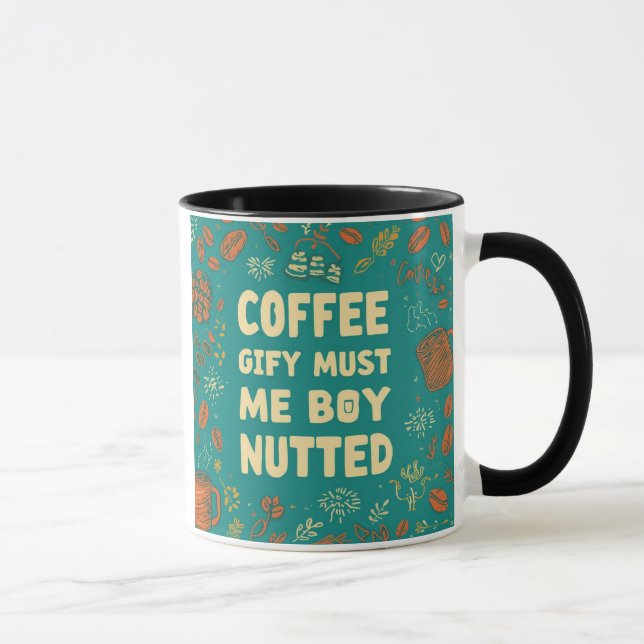 "Morning Laughn Mug : Citations amusantes pour l'a (Droite)