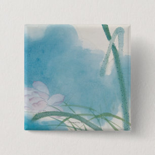 Morning Light 2 Inch Square Button
