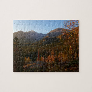 Morning Light on Rocky Mountains in Autumn Jigsaw Puzzle
