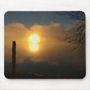 Morning Light Over Still Water Mouse Pad