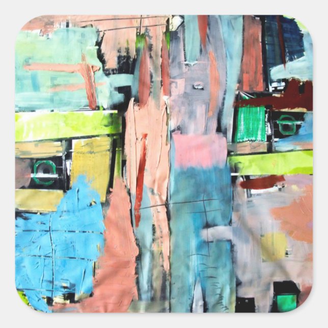 Morning light square sticker (Front)