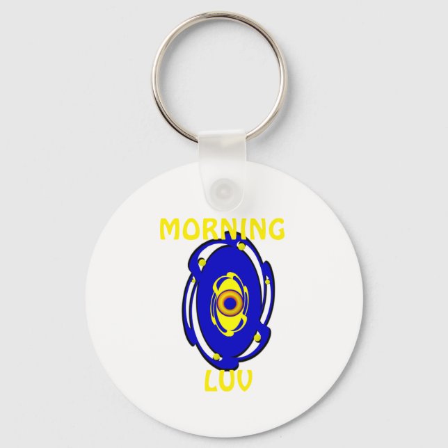 Morning Luv Keychain (Front)