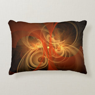 Morning Magic Abstract Art Accent Pillow