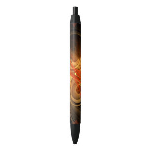 Morning Magic Abstract Art Black Ink Pen