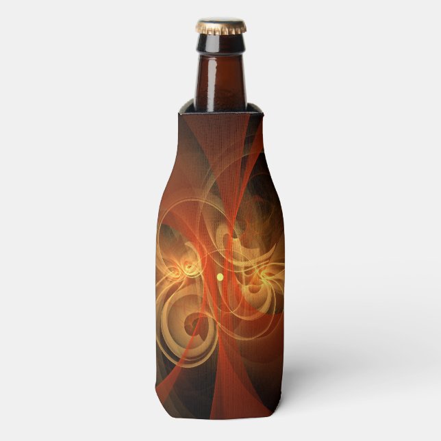Morning Magic Abstract Art Bottle Cooler (Bottle Front)