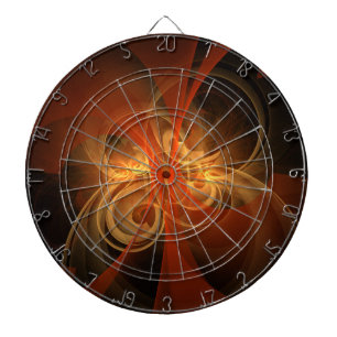 Morning Magic Abstract Art Dartboard