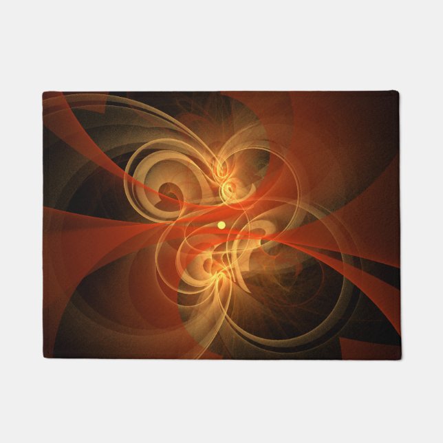 Morning Magic Abstract Art Doormat (Front)
