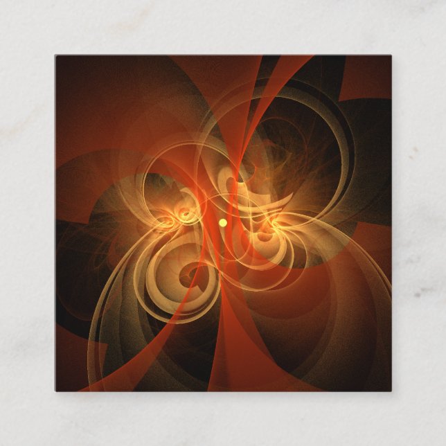 Morning Magic Abstract Art Enclosure Card (Front)