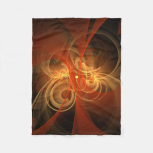Morning Magic Abstract Art Fleece Blanket