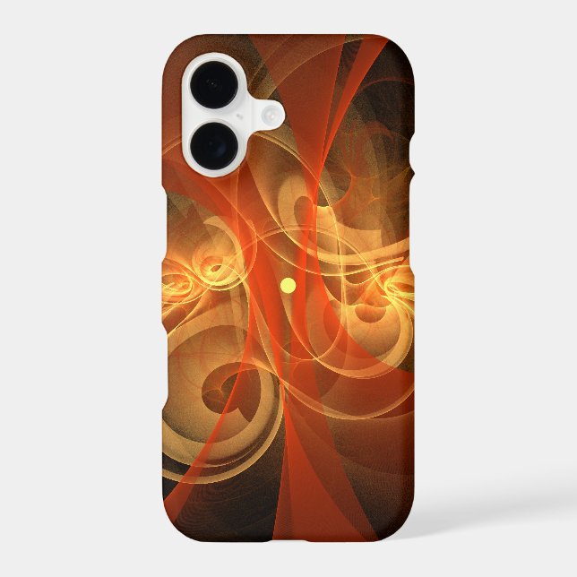 Morning Magic Abstract Art Glossy iPhone Case (Back)