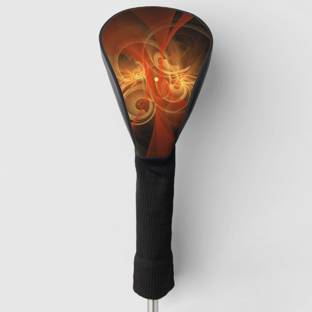 Morning Magic Abstract Art Golf Head Cover (Front)