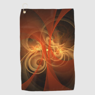 Morning Magic Abstract Art Golf Towel