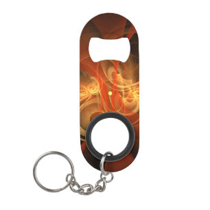 Morning Magic Abstract Art Keychain Bottle Opener