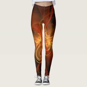 Morning Magic Abstract Art Leggings