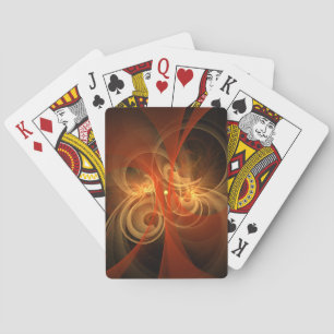 Morning Magic Abstract Art Playing Cards
