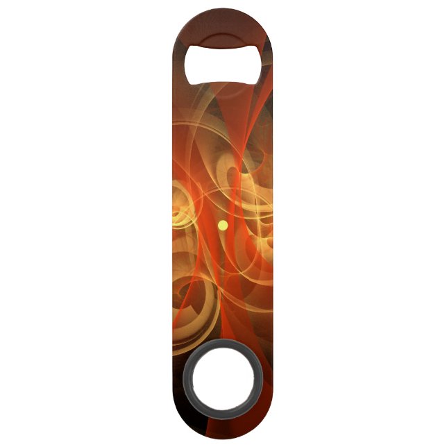 Morning Magic Abstract Art Speed Bottle Opener (Front)