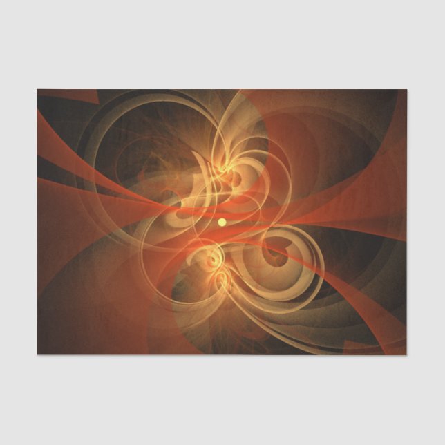 Morning Magic Abstract Art Tissue Paper (Front)