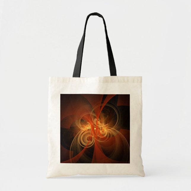 Morning Magic Abstract Art Tote Bag (Front)