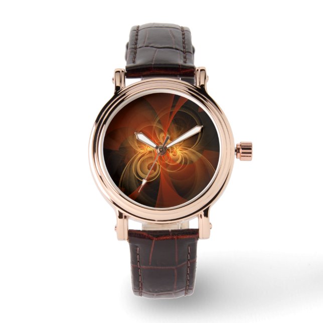 Morning Magic Abstract Art Watch (Front)