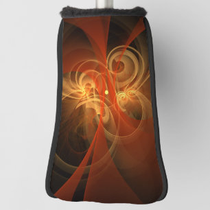 Morning Magic Modern Abstract Light Energy Art Golf Head Cover