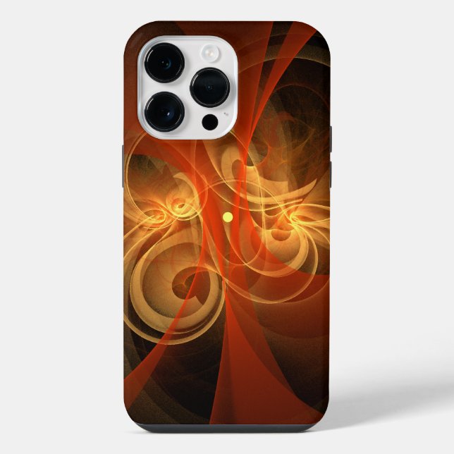 Morning Magic Modern Abstract Light Energy Art iPhone Case (Back)