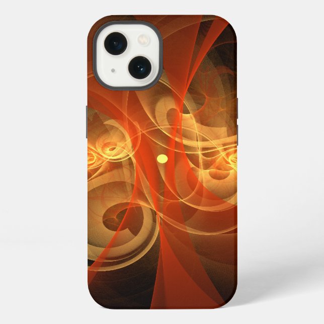 Morning Magic Modern Abstract Light Energy Art iPhone Case (Back)